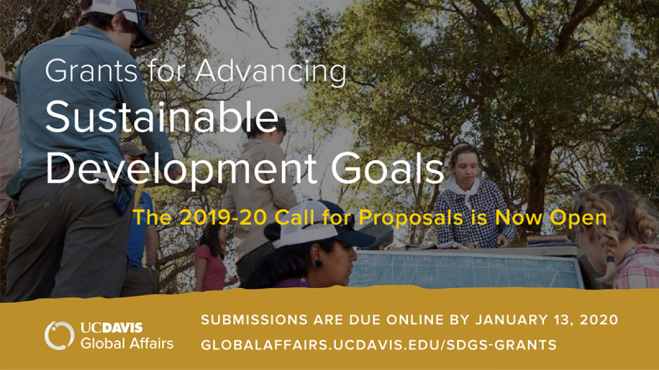 Call for Proposals: Grants for Advancing UN Sustainable Development Goals