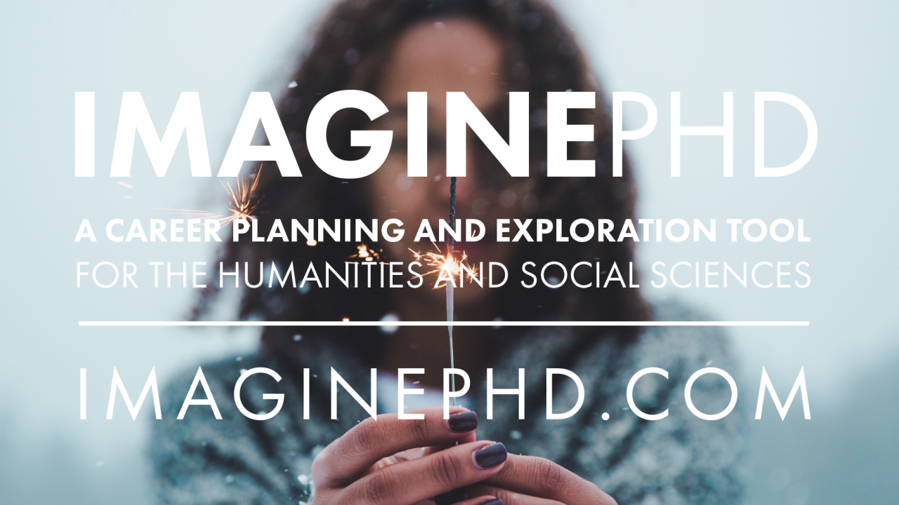 image reads "Imagine PhD" 
