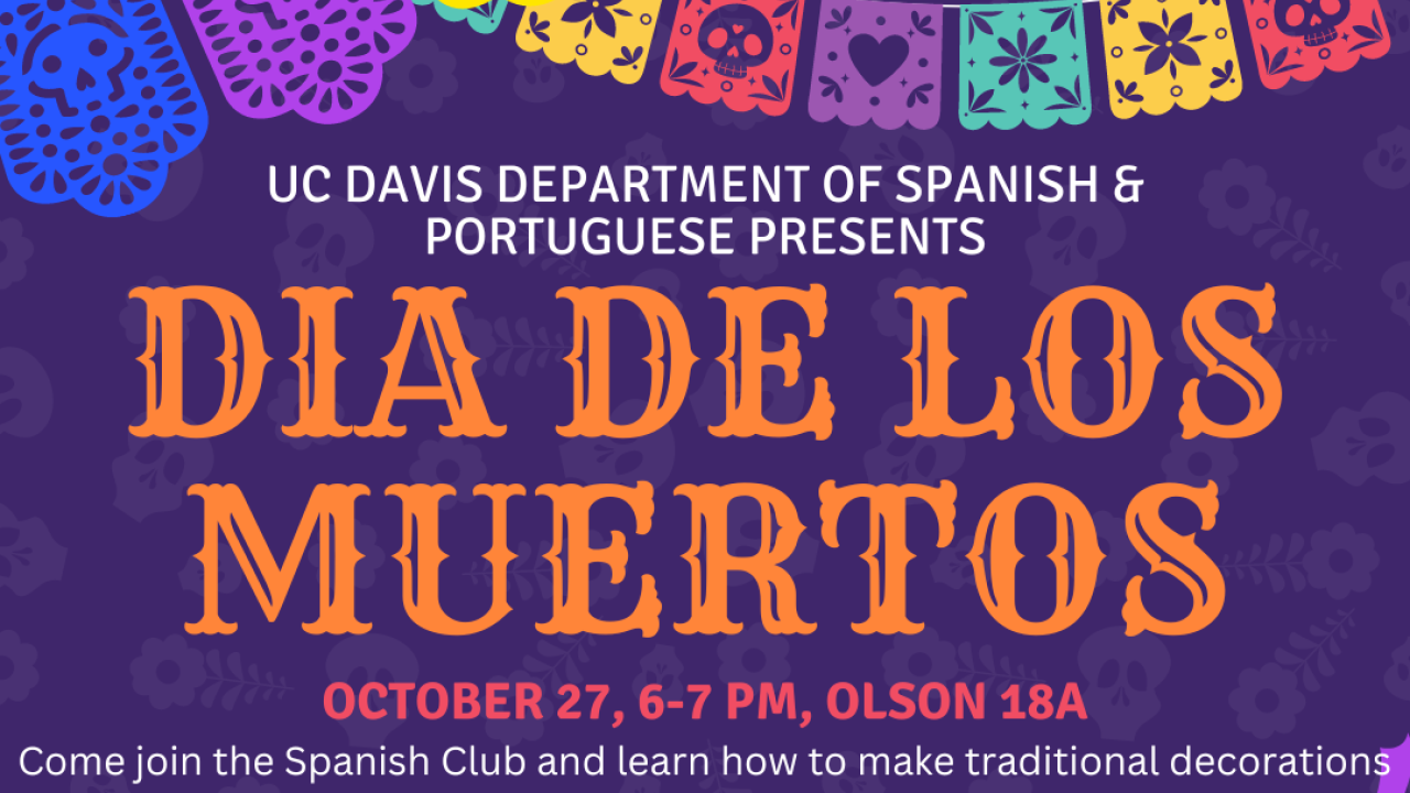 dia de los muertos event flier