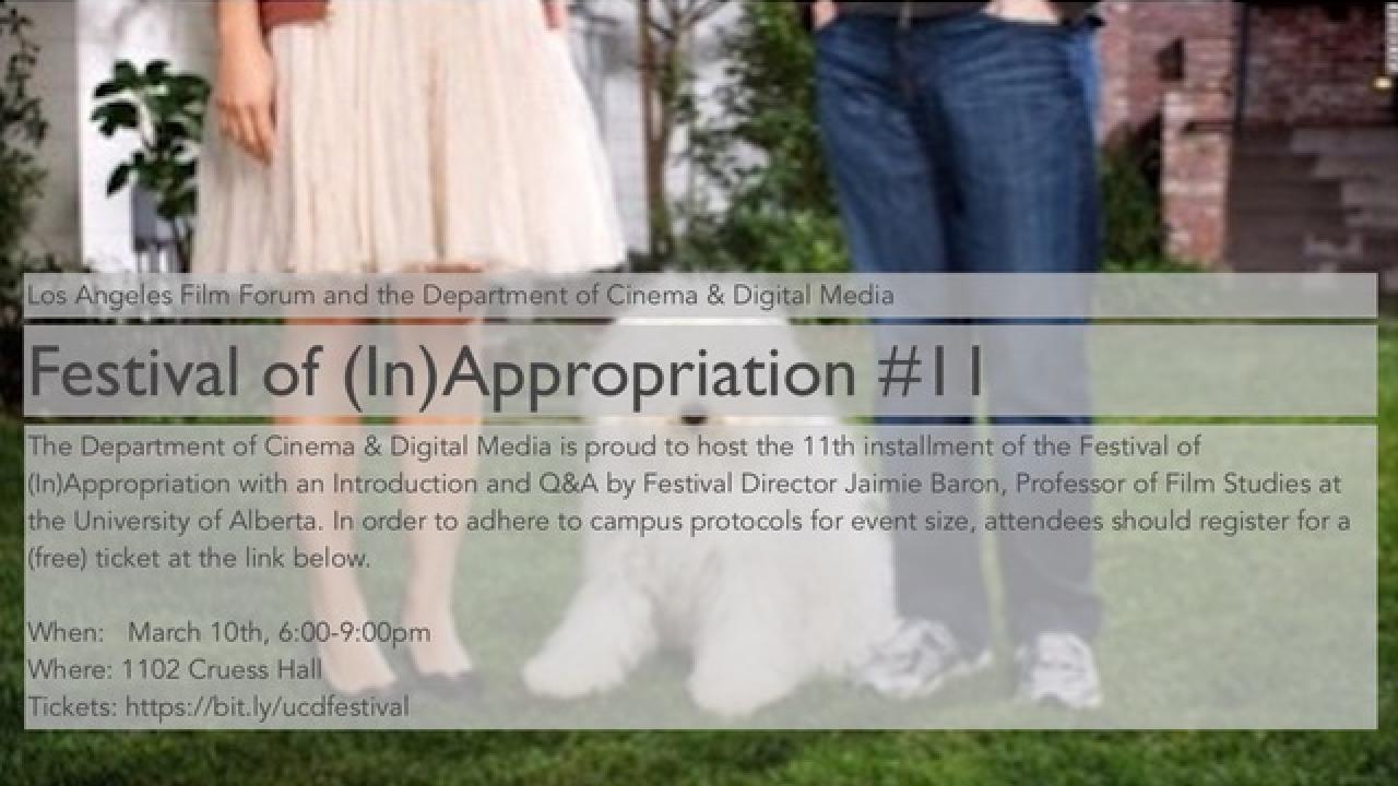 Copy of the event details (reproduced in the OP) over a photo of the bottom half of two people. One is wearing a pink knee length skirt and the other is wearing jeans.