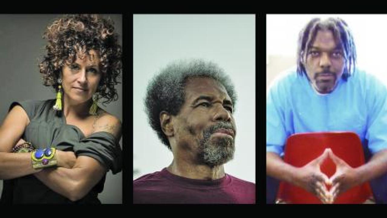 Image of Jackie Sumell, Albert Woodfox, and Tim Young