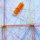 string, collaboration, by Omar Flores