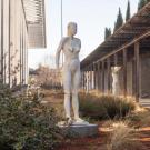 Sculpture garden at the Manetti Shrem