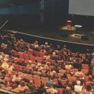 Photo of concert audience sitting in hall