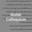 arabic colloquium